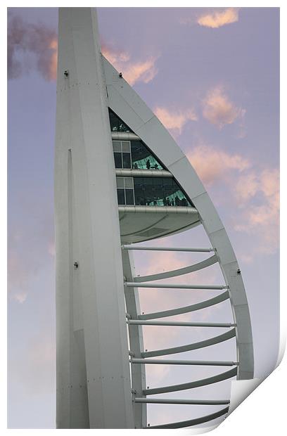 Spinaker Tower 2 Print by Tony Bates