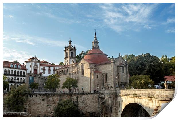 Amarante - Church of Sao Goncalo Print by Antonio Ribeiro