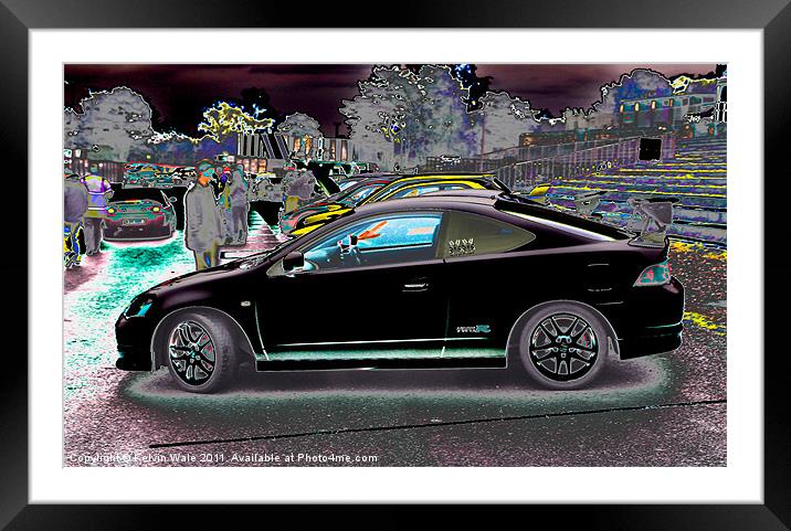 Honda Type R Framed Mounted Print by Kelvin Futcher 2D Photography
