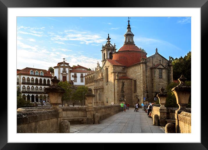 Amarante - Church of Sao Goncalo Framed Mounted Print by Antonio Ribeiro