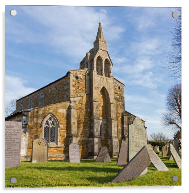 St James Church Burton Lazars Acrylic by Photimageon UK