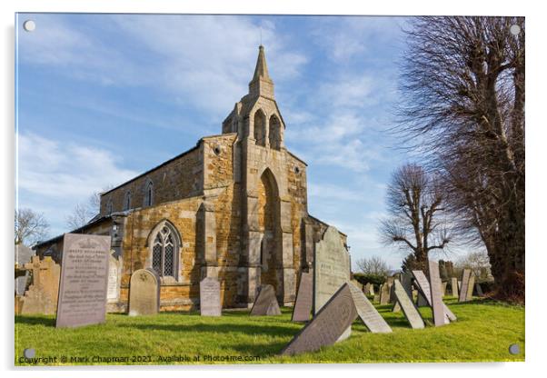 St James Church Burton Lazars Acrylic by Photimageon UK