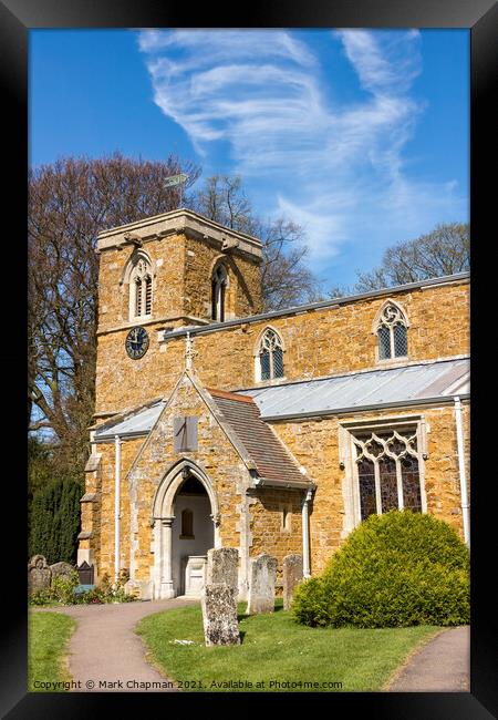 St Peter's Church, Knossington, Leicestershire Framed Print by Photimageon UK