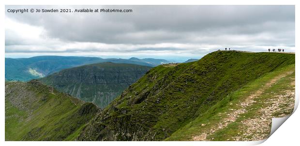 Striding Edge Print by Jo Sowden