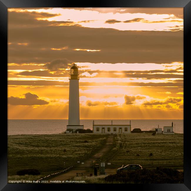 "Radiant Beacon of Hope" Framed Print by Mike Byers