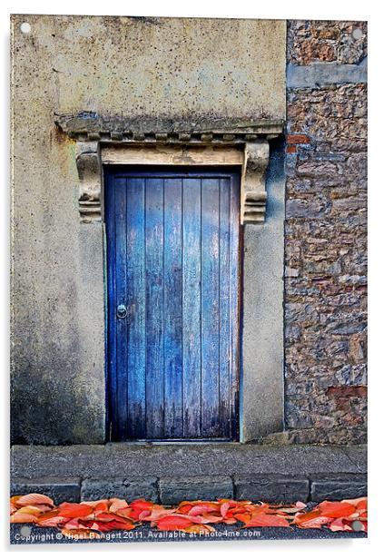 Chapel Door Acrylic by Nigel Bangert