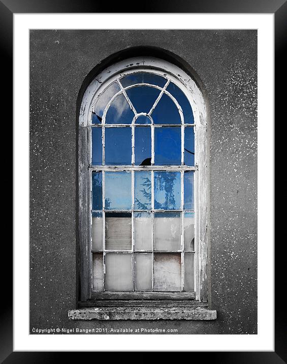 Chapel Window Framed Mounted Print by Nigel Bangert