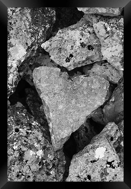 True loves stone Framed Print by Craig Coleran