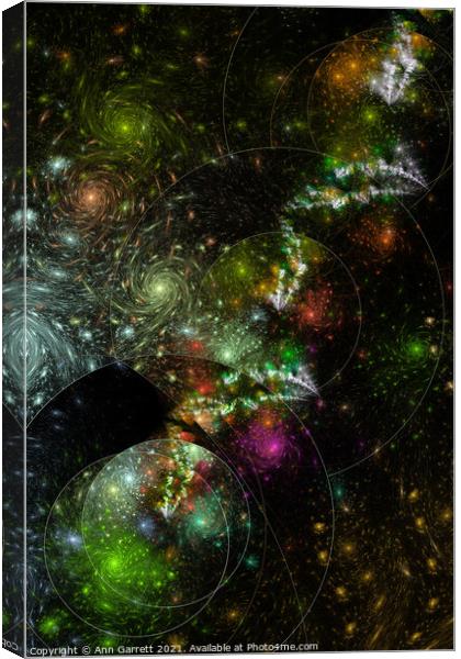 Fractal Universe Canvas Print by Ann Garrett