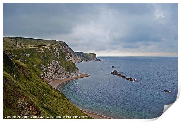 Man o War Bay Print by Darrin Collett