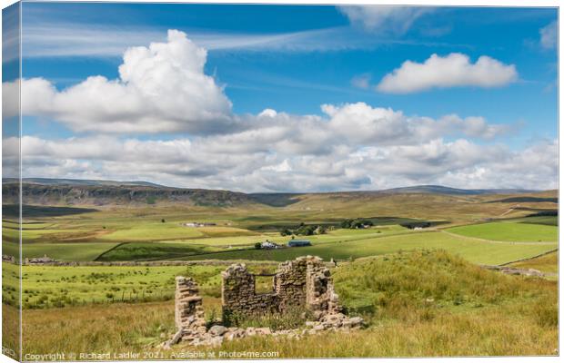 Towards Cronkley and Widdybank, Teesdale (2) Canvas Print by Richard Laidler
