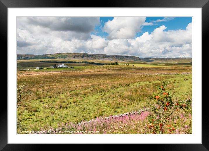 Cronkley Scar from Hanging Shaw, Teesdale Framed Mounted Print by Richard Laidler