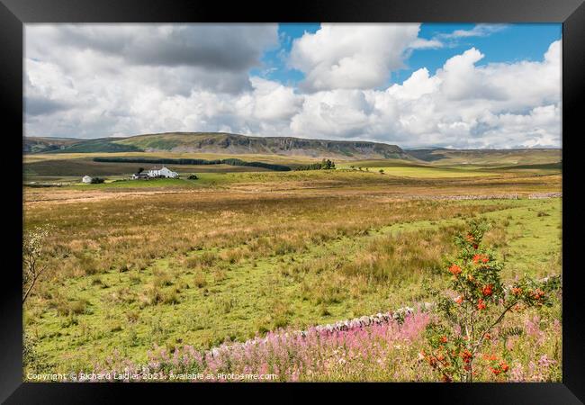 Cronkley Scar from Hanging Shaw, Teesdale Framed Print by Richard Laidler