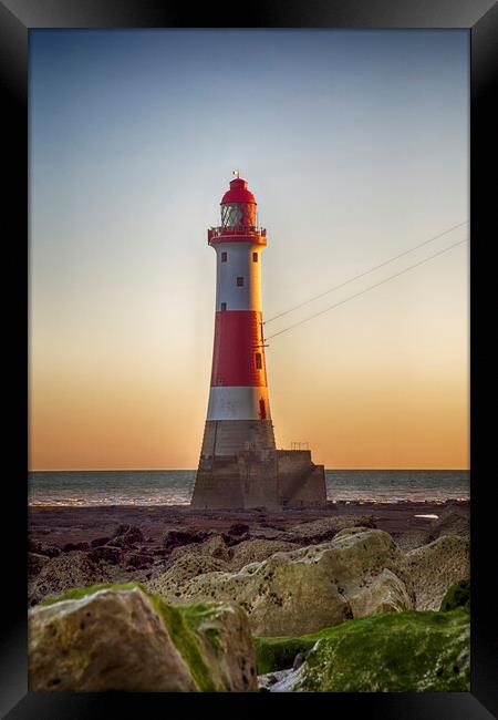 Beachy Head Lighthouse Eastbourne Framed Print by Phil Clements
