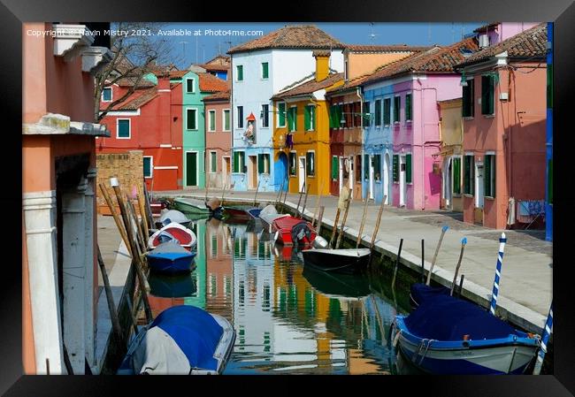 Burano, Venice Lagoon, Italy   Framed Print by Navin Mistry