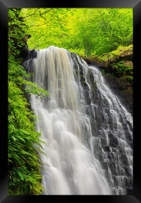 Falling Foss Framed Print by Kevin Winter
