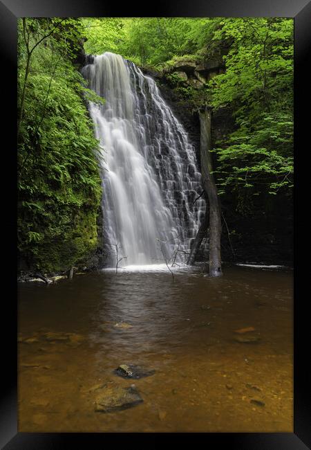 Falling Foss Framed Print by Kevin Winter
