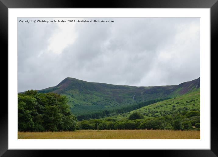 Mountain on Arran Framed Mounted Print by Christopher McMahon
