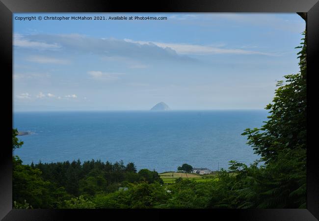Ailsa Craig Framed Print by Christopher McMahon