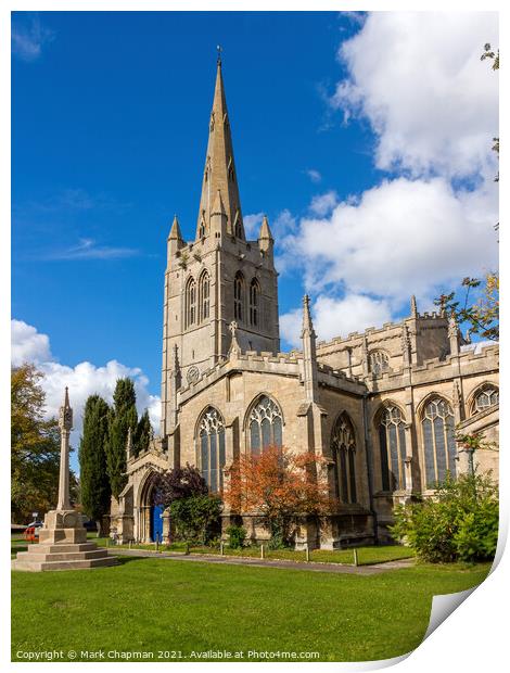 All Saints Church, Oakham, Rutland Print by Photimageon UK