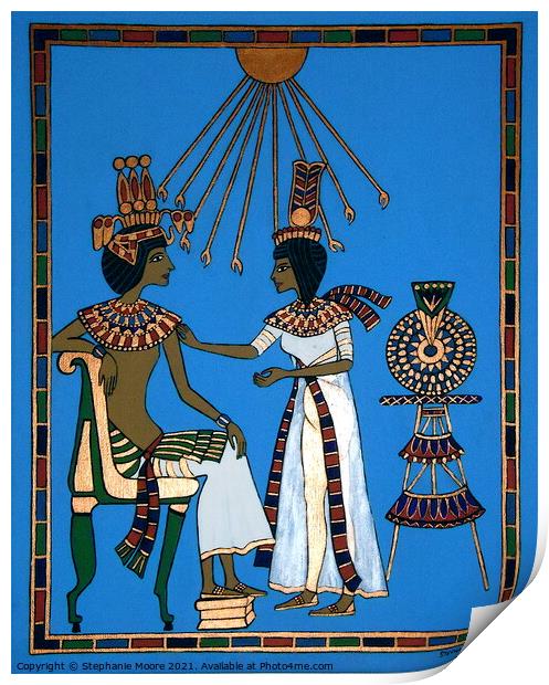 Pharaoh Print by Stephanie Moore