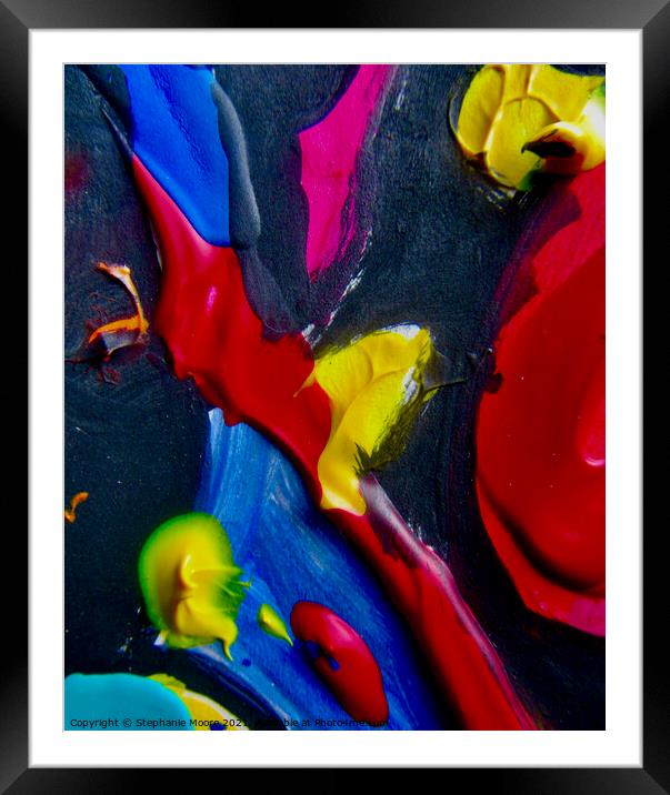 Abstract 2021 57 Framed Mounted Print by Stephanie Moore