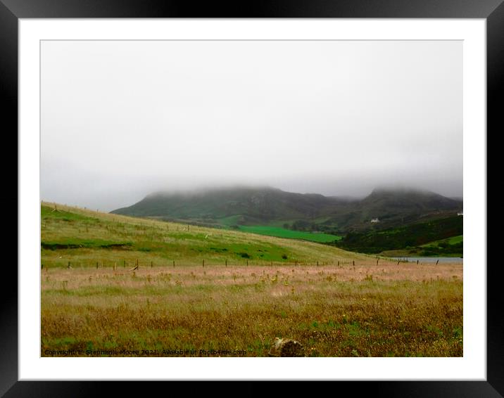 Misty mountains of Donegal Framed Mounted Print by Stephanie Moore