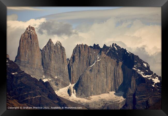 Torres del Paine Framed Print by Graham Prentice