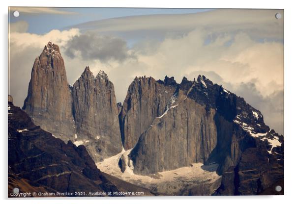 Torres del Paine Acrylic by Graham Prentice
