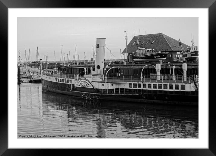 Medway Queen  Framed Mounted Print by Alan Glicksman
