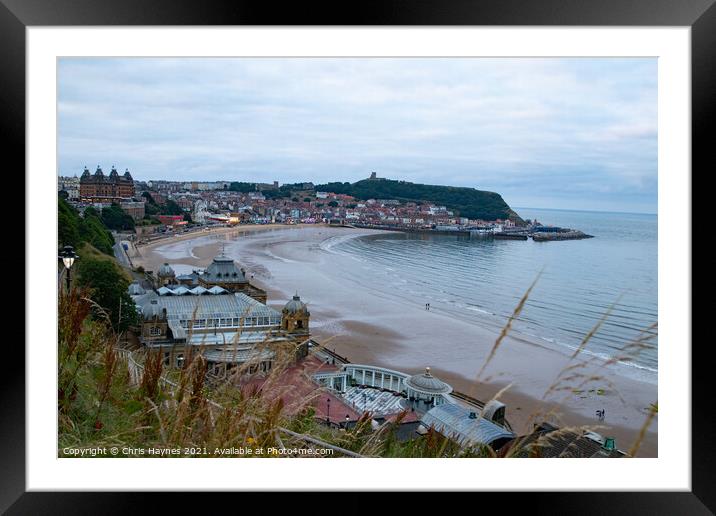 Early Evening in Scarborough Bay Framed Mounted Print by Chris Haynes