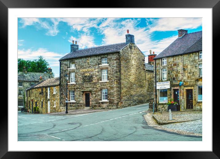 Longnor Framed Mounted Print by Alison Chambers