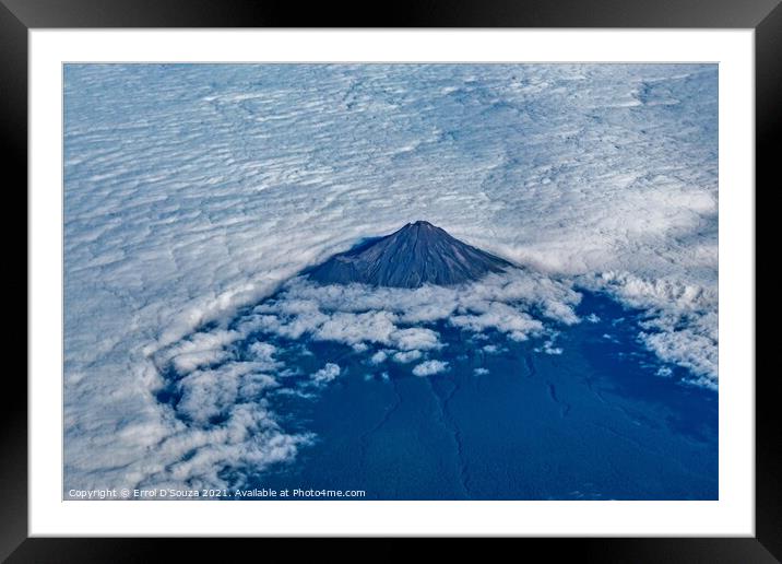 Mt. Taranaki New Zealand Framed Mounted Print by Errol D'Souza