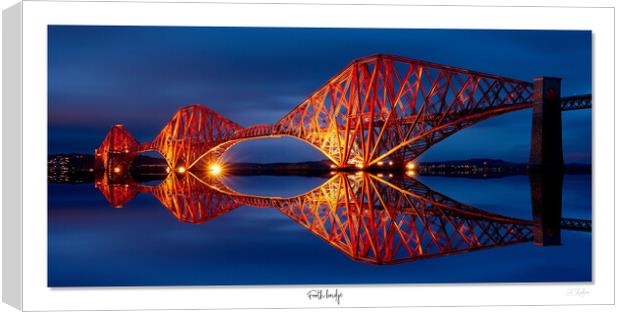 Forth bridge, Scotland , fine art photography Canvas Print by JC studios LRPS ARPS