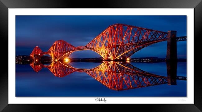 Forth bridge, Scotland , fine art photography Framed Print by JC studios LRPS ARPS