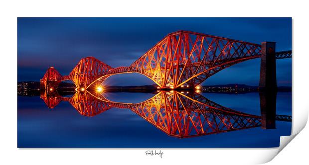 Forth bridge, Scotland , fine art photography Print by JC studios LRPS ARPS