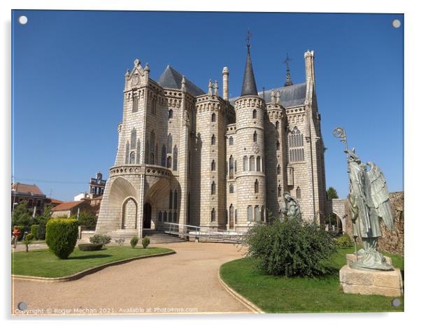 Gothic grandeur in Astorga Acrylic by Roger Mechan