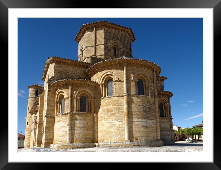 Exquisite Romanesque Church in central Spain Framed Mounted Print by Roger Mechan