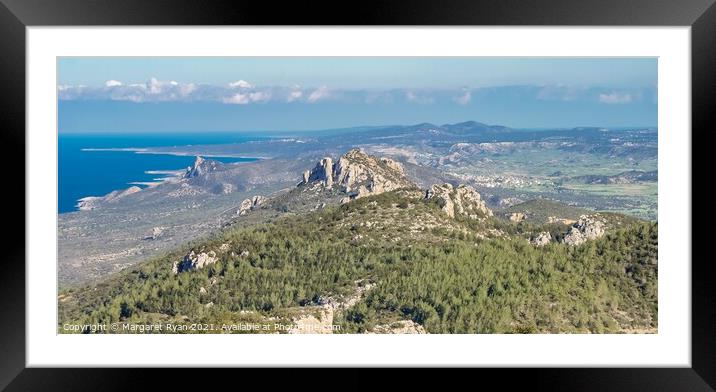 Karpaz Peninsula Northern Cyprus Framed Mounted Print by Margaret Ryan