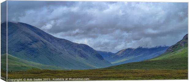 Scottish mountain Landscape Canvas Print by Rob Seales