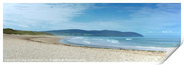 WestPort Beach Campbeltown Print by Ros Ambrose