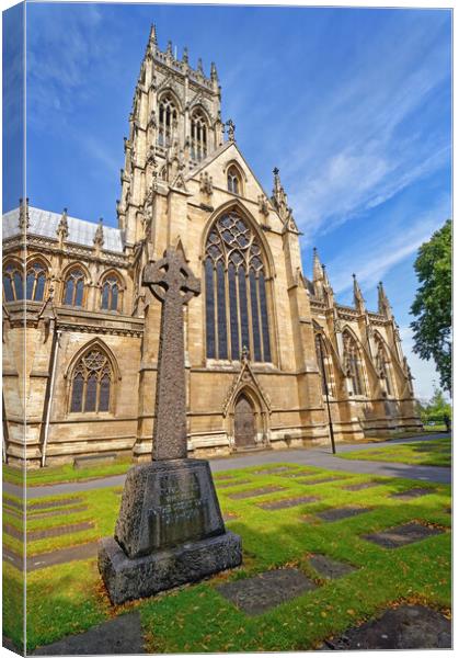 St Georges Church, Doncaster    Canvas Print by Darren Galpin