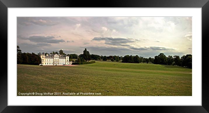 Woburn house in panoramic Framed Mounted Print by Doug McRae