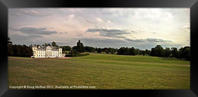 Woburn house in panoramic Framed Print by Doug McRae