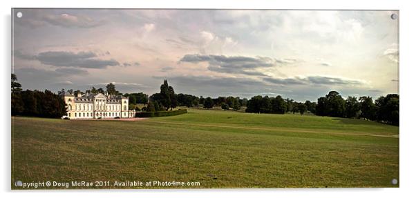 Woburn house in panoramic Acrylic by Doug McRae