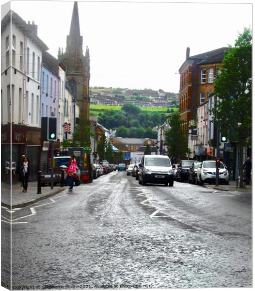 Derry Street Canvas Print by Stephanie Moore