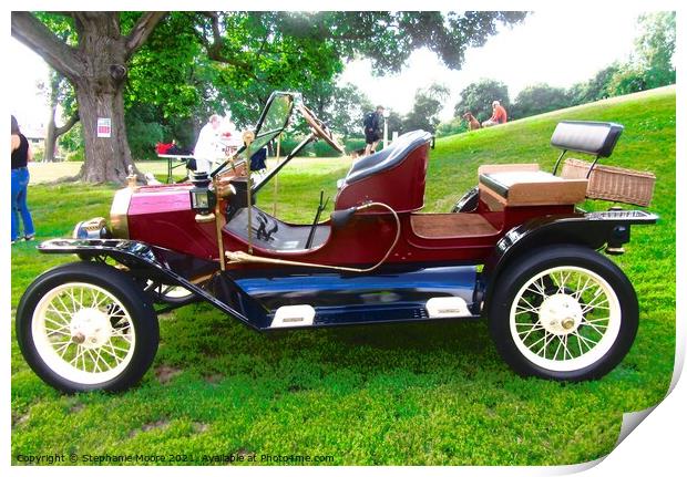 Antique Vehicle Print by Stephanie Moore