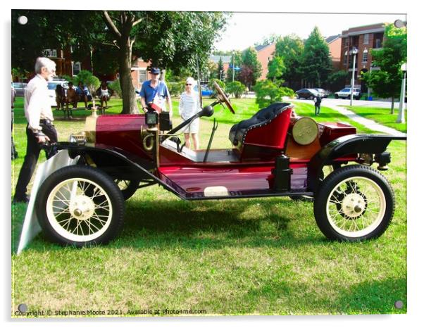 Antique Ford  Acrylic by Stephanie Moore