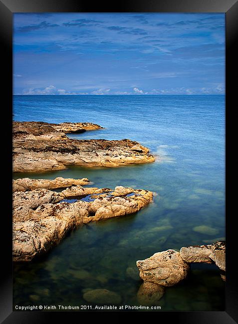 Clear water coast Framed Print by Keith Thorburn EFIAP/b