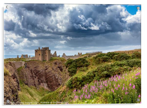 Dunnottar Castle - Scotland Acrylic by Craig Doogan